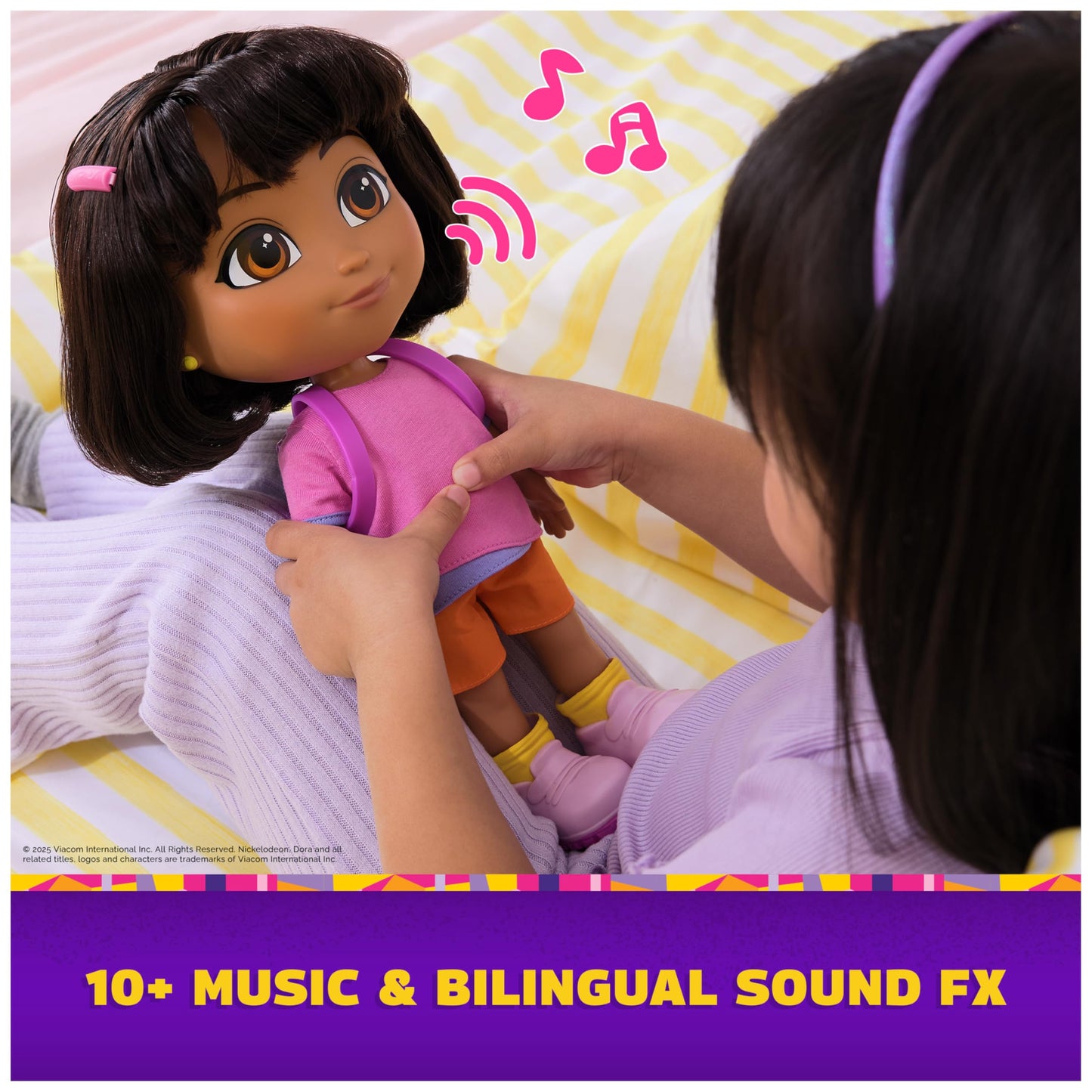 Dora Sing & Explore Doll - 12-Inch Interactive Doll with Music & Bilingual Phrases