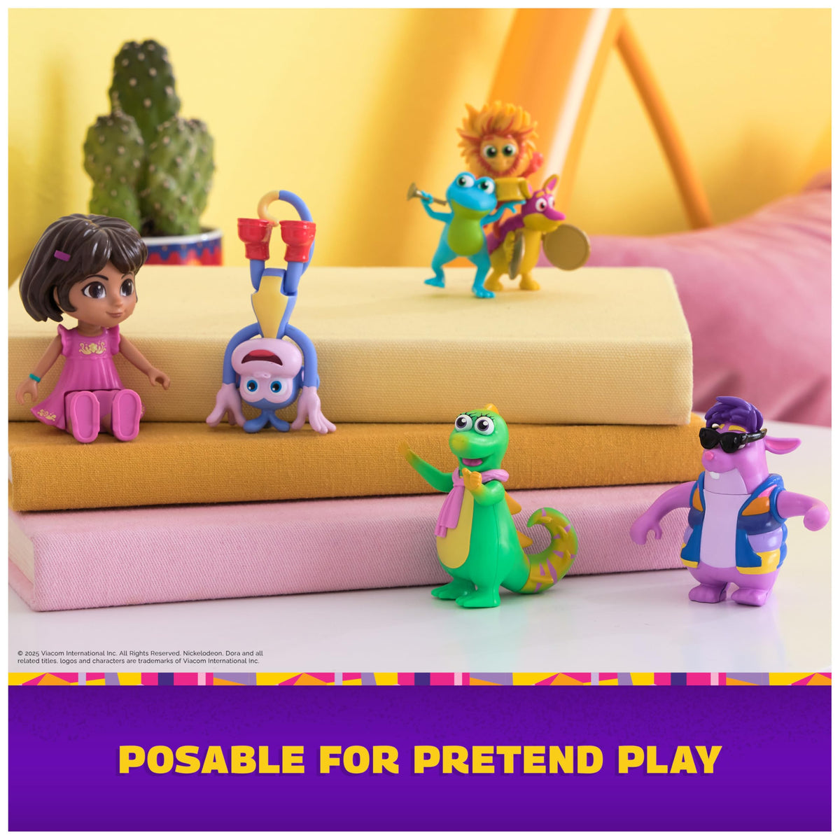 DORA Fantastic Friends Gift Pack: Dora, Boots, Tico, Isa & Fiesta Trio Figures