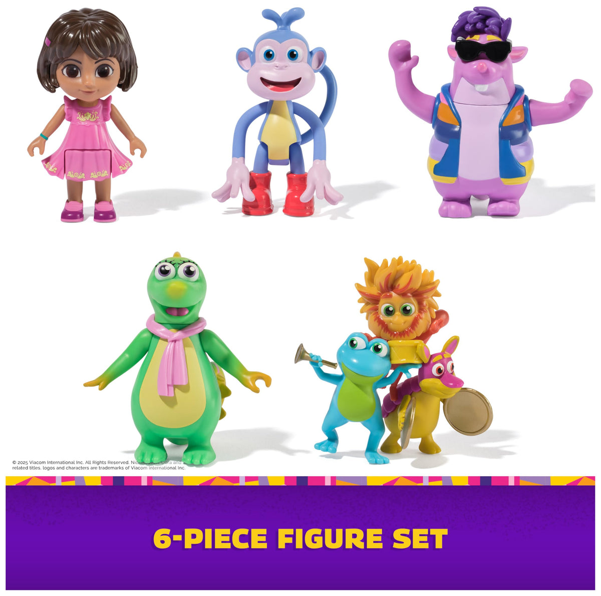 DORA Fantastic Friends Gift Pack: Dora, Boots, Tico, Isa & Fiesta Trio Figures