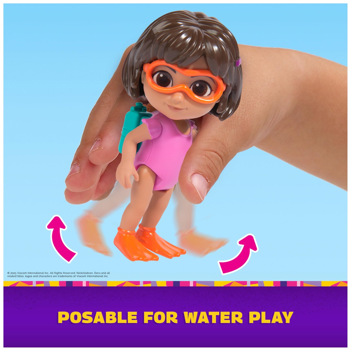 DORA Splash-Splash Adventure Pack: Dora & Boots Figures & Pool Accessories