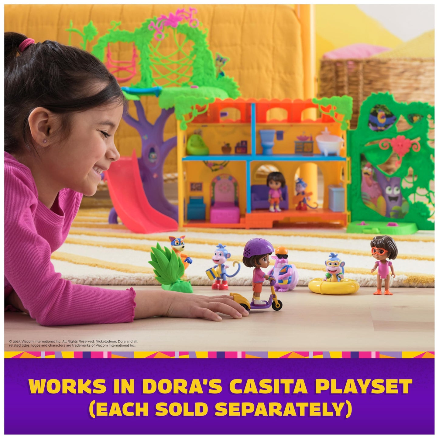 DORA Splash-Splash Adventure Pack: Dora & Boots Figures & Pool Accessories