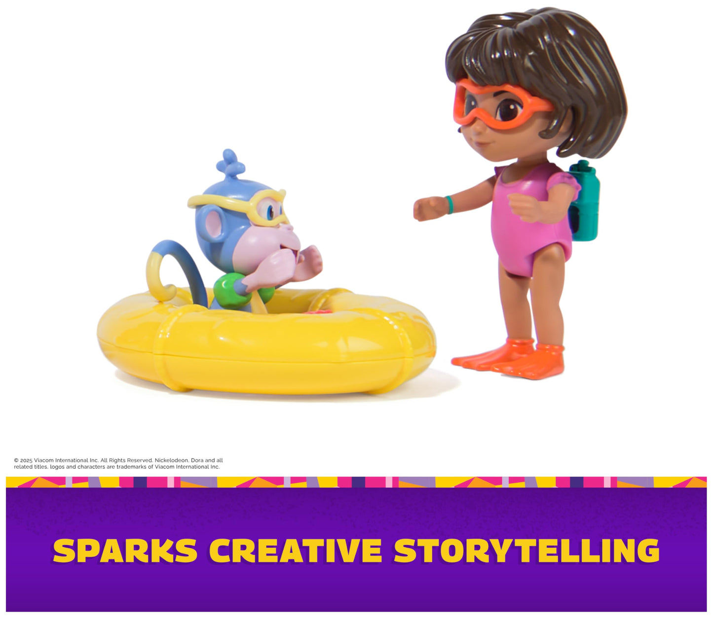 DORA Splash-Splash Adventure Pack: Dora & Boots Figures & Pool Accessories