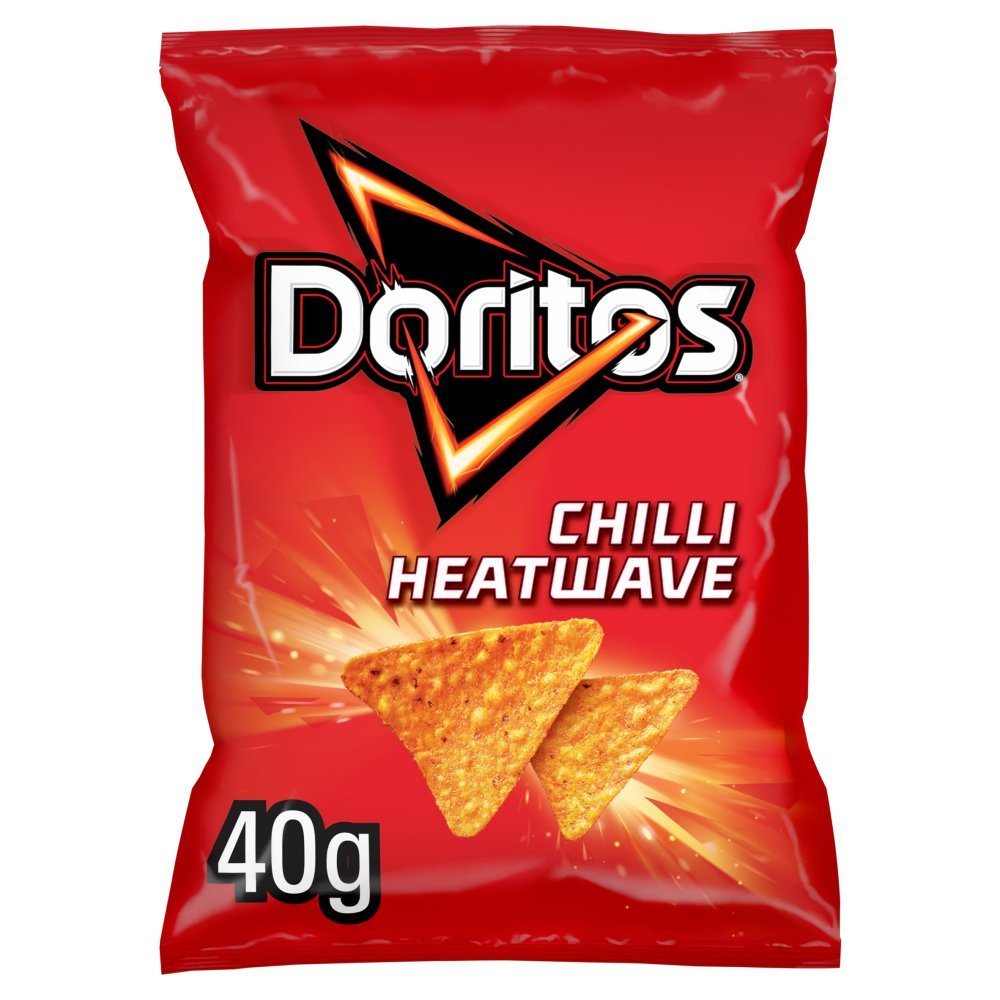 Doritos Chilli Heatwave Tortilla Chips 40g (Box of 32)