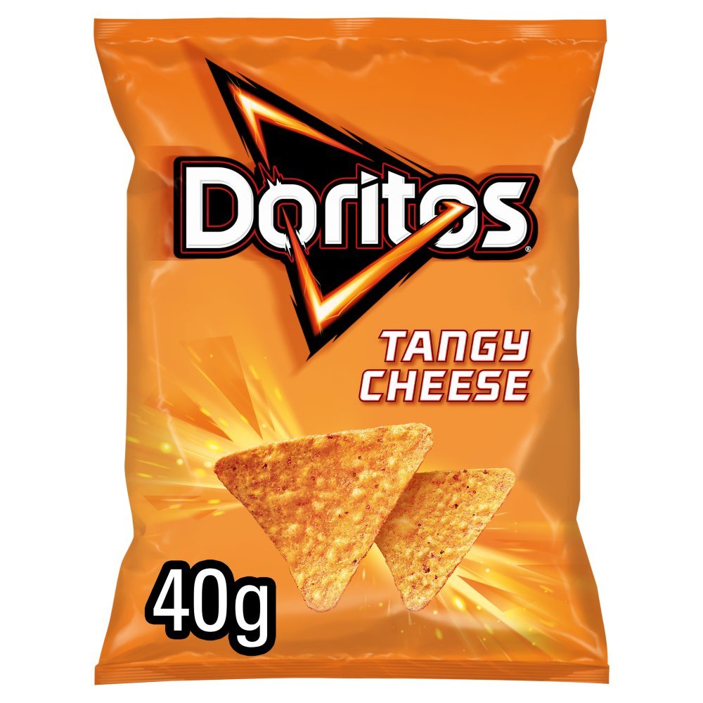 Doritos Tangy Cheese Tortilla Chips 40g (Box of 32)