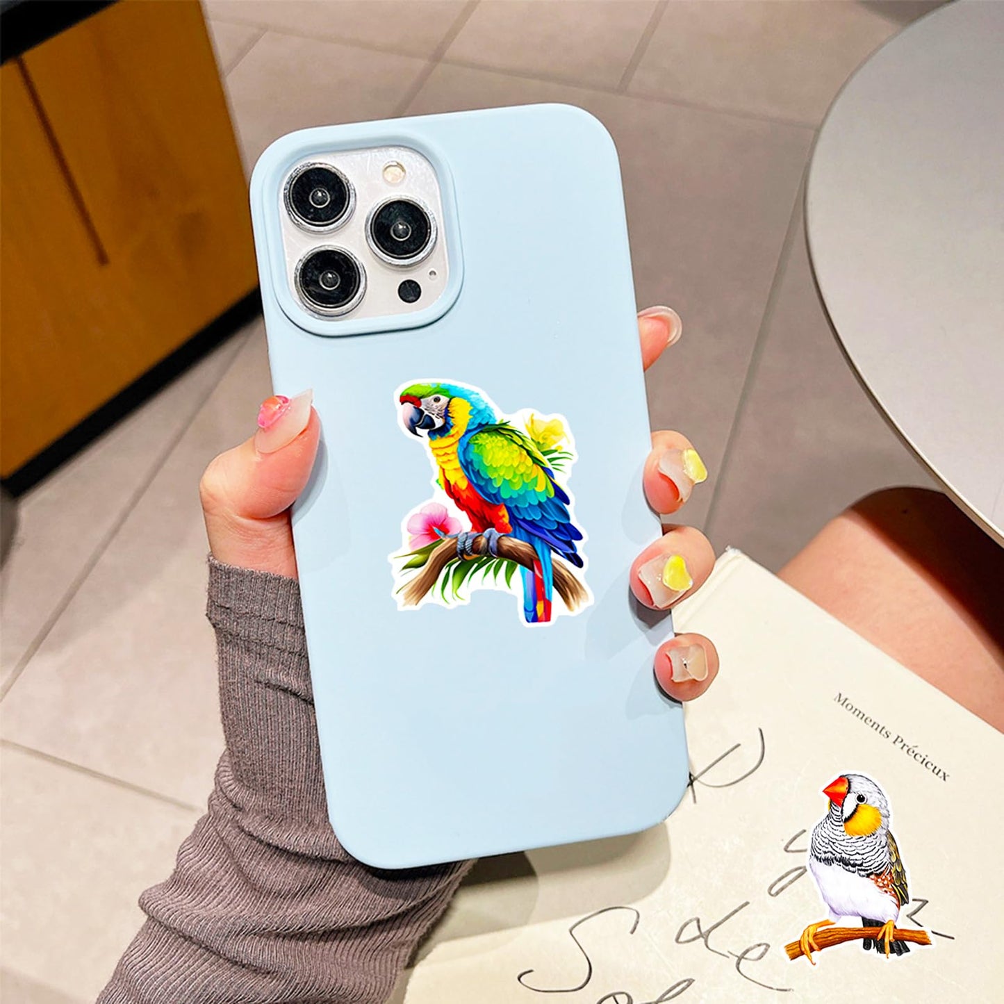 DothRayan 100 Pcs Birds Stickers – Waterproof Vinyl Bird Stickers for Laptops, Water Bottles, Skates & Luggage
