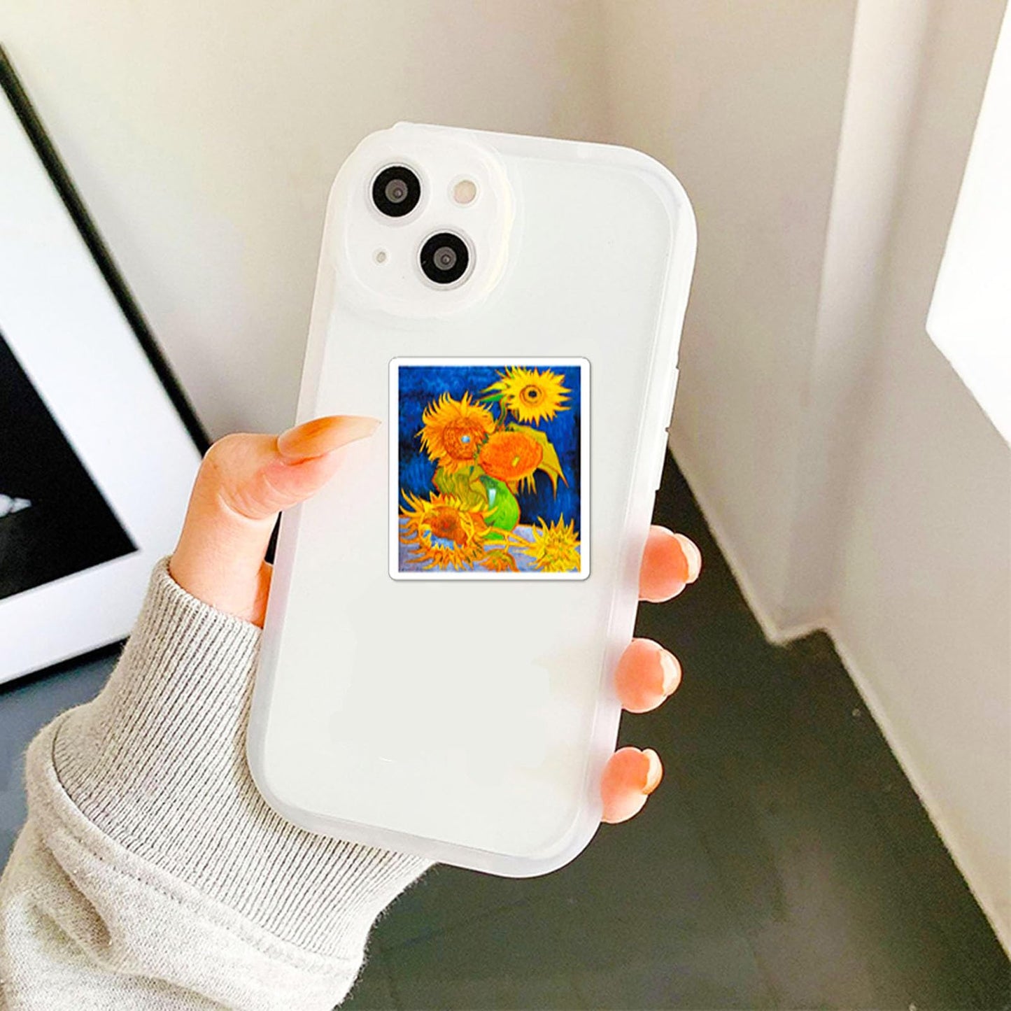 DothRayan Retro Famous Art Sticker Pack – 100 Pcs Van Gogh Style Vinyl Stickers