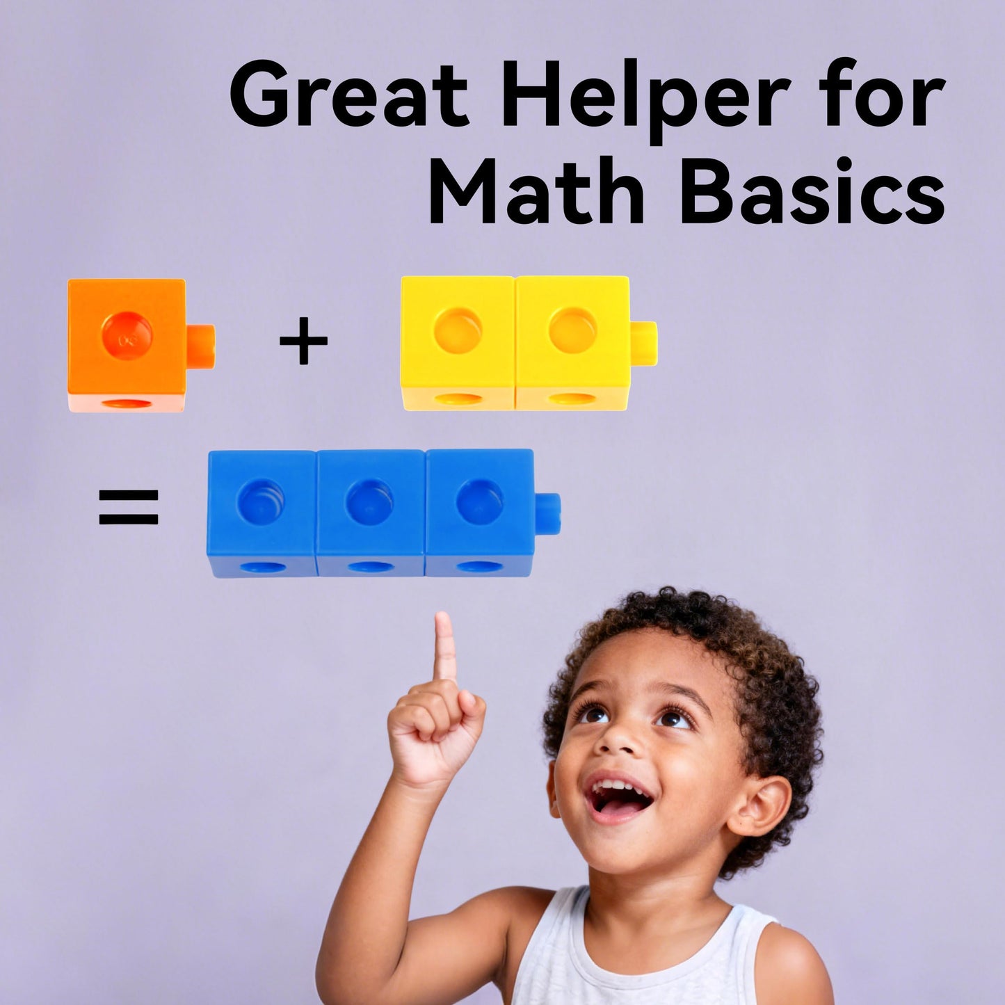 Dotimo 100-Piece Math Linking Cubes | Counting, Patterns & STEM for Kids 3–8
