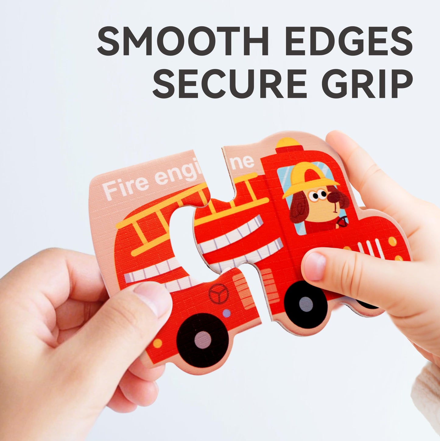 Dotimo Kids 30-Piece Vehicle Pairing Magnetic Puzzle for Toddlers | Fridge Magnets & Learning Toy