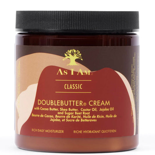 As I Am DoubleButter Cream Intense Moisture & Curl Definition for Natural Hair 16 oz