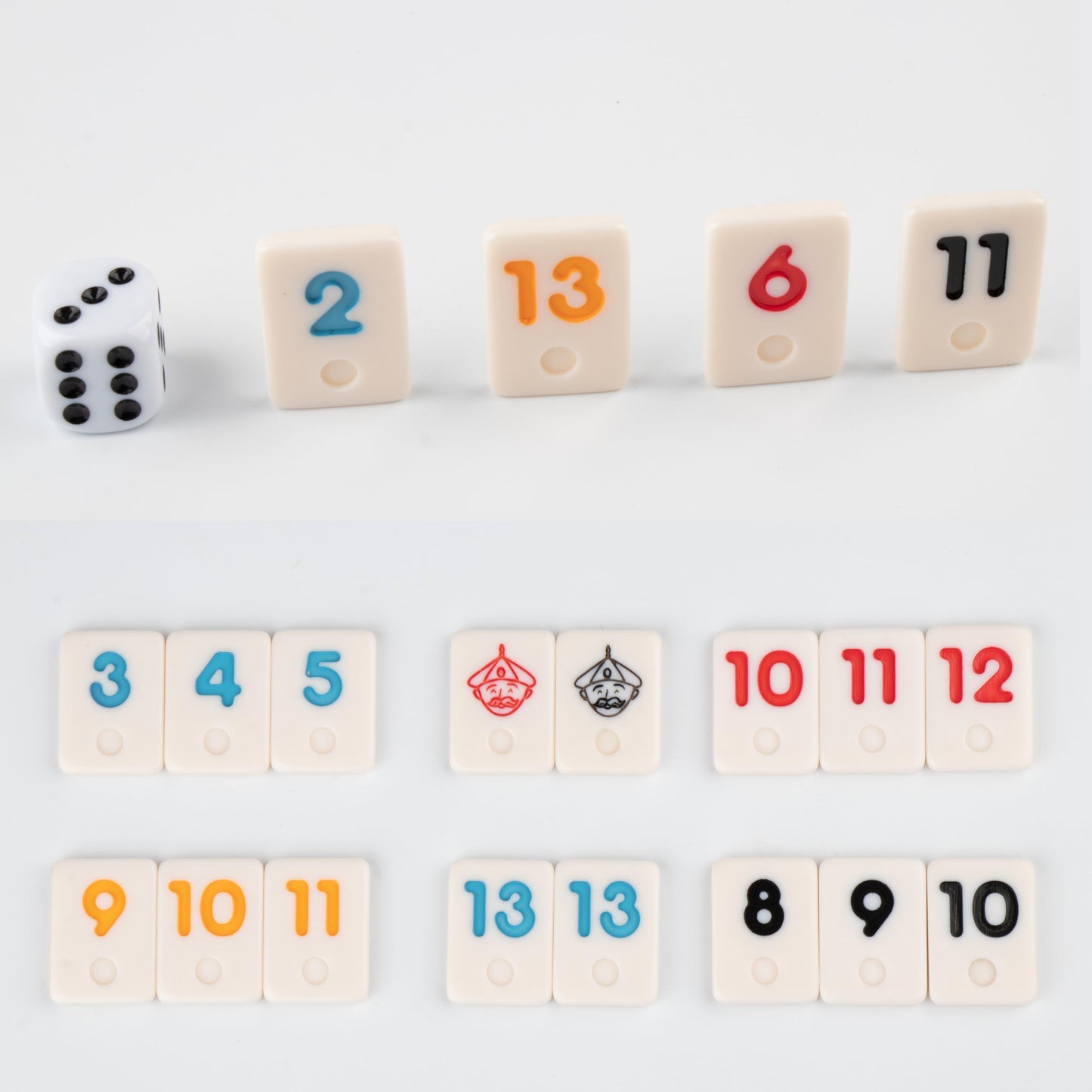 Doublefan Mini Rummy Cube Set – Travel-Ready 106 Tiles for 2-4 Players