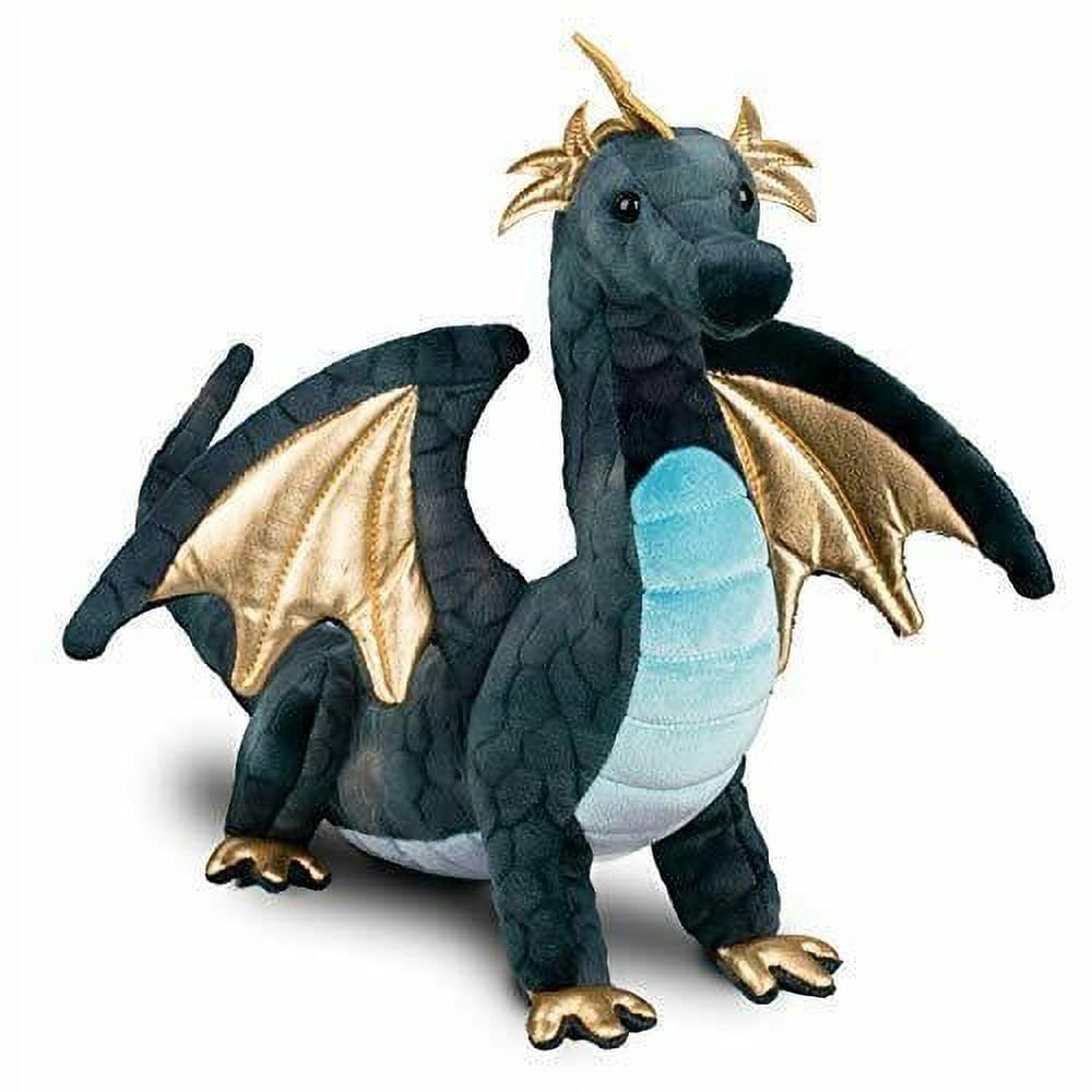 Douglas Aragon Navy Dragon Plush — 16-Inch Navy Dragon Toy for Imaginative Play