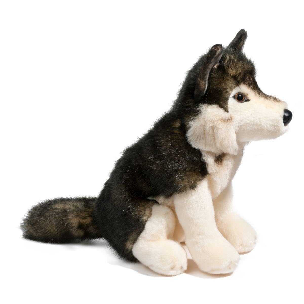 Douglas Atka Wolf Plush – 11-Inch Lifelike Wolf Stuffed Animal