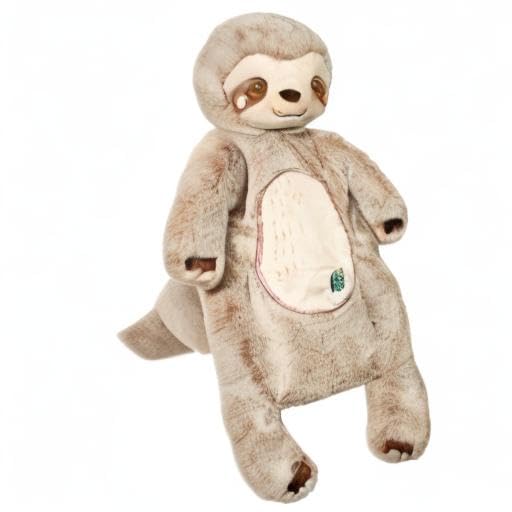 Douglas Baby Sloth Sshlumpie Plush — 19in Lovey & Blanket, Machine Washable