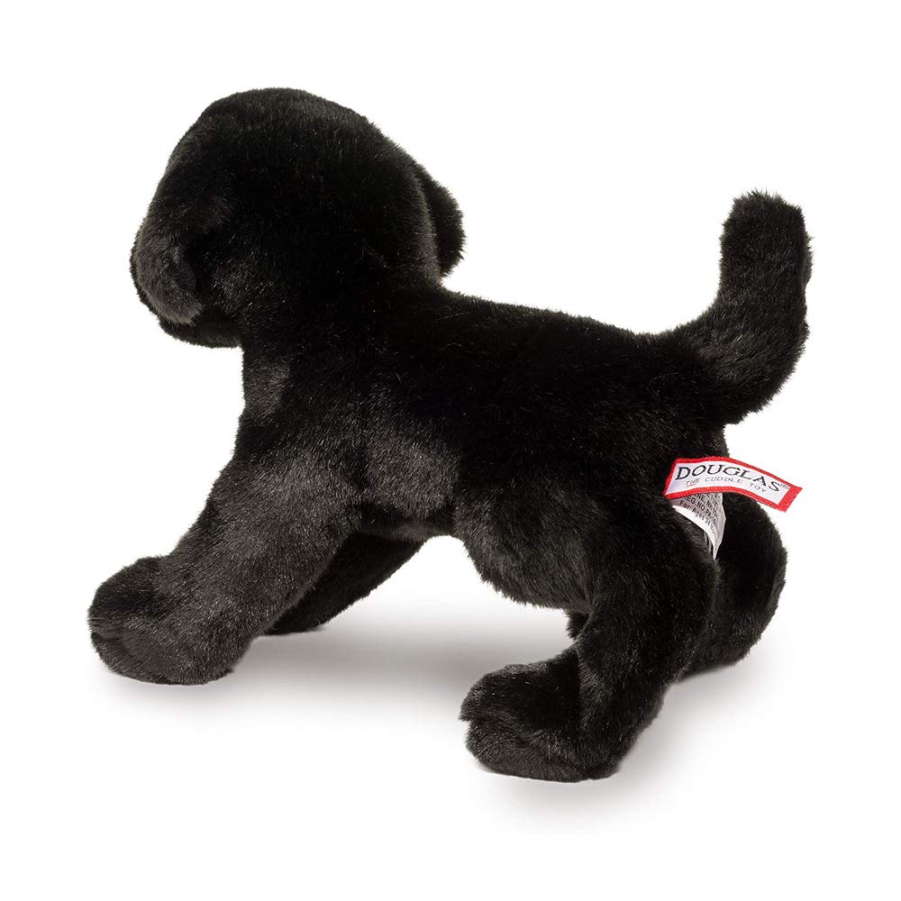 Douglas Brewster Black Lab Plush — 12-Inch Realistic Labrador Puppy