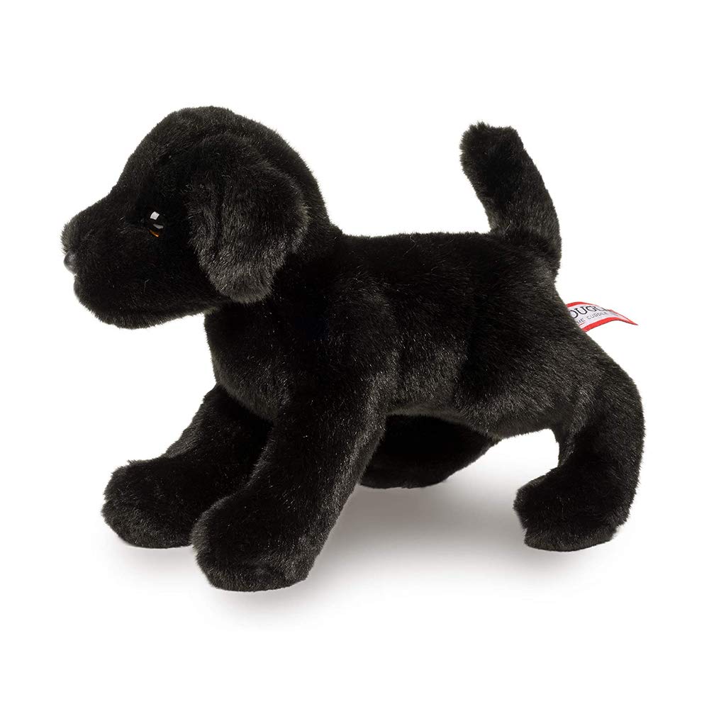 Douglas Brewster Black Lab Plush — 12-Inch Realistic Labrador Puppy