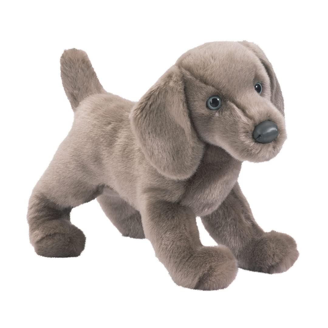 Douglas Cassie Weimaraner Plush – Realistic Weimaraner Stuffed Animal