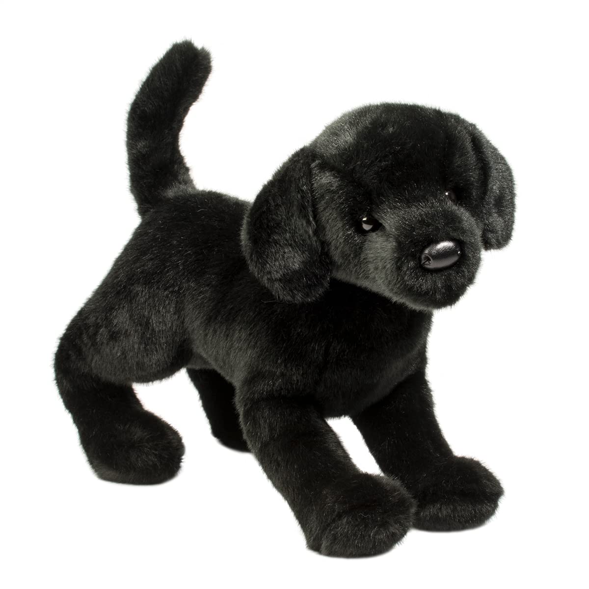 Douglas Chester Black Lab Plush — 16-Inch Huggable Black Labrador Toy
