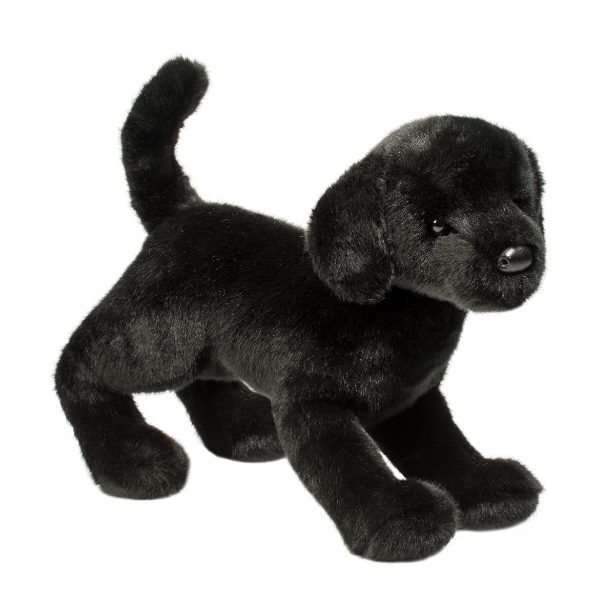 Douglas Chester Black Lab Plush — 16-Inch Huggable Black Labrador Toy