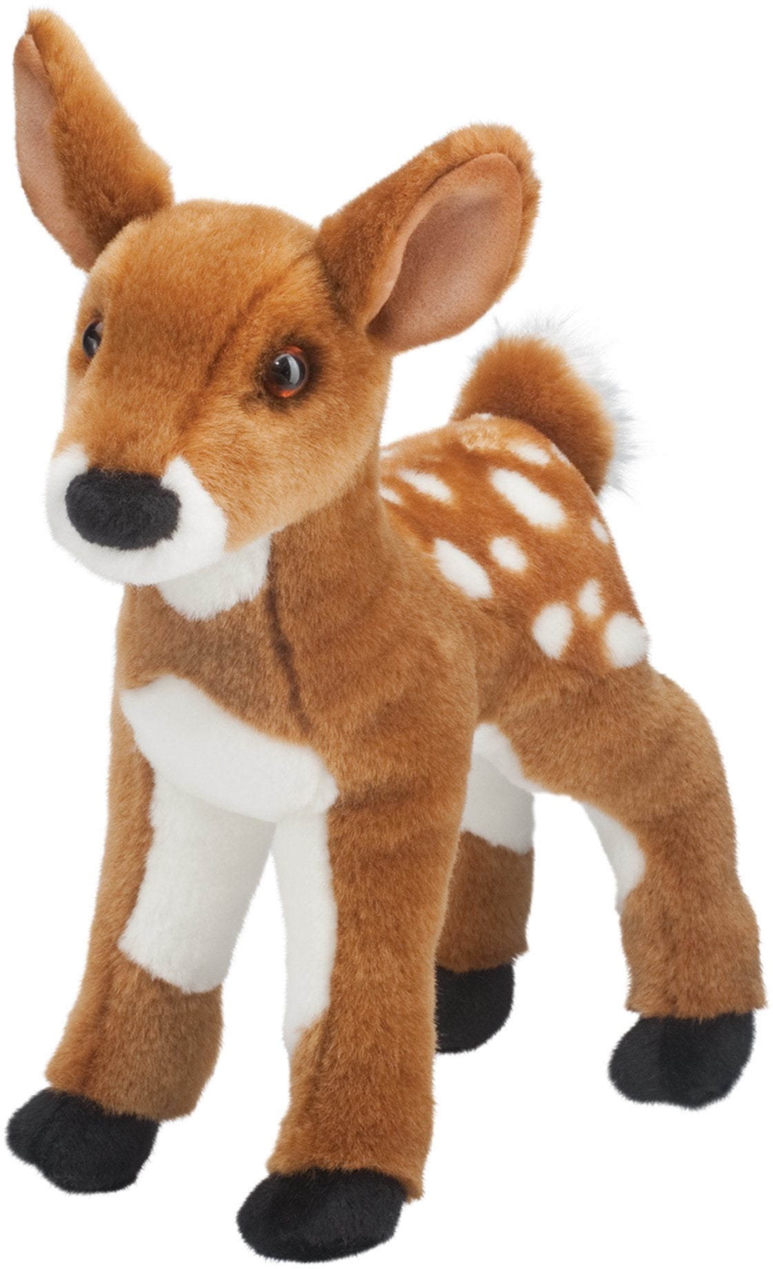 Douglas Delila Deer Fawn Plush Stuffed Animal – 11-Inch Lifelike Baby Deer Toy