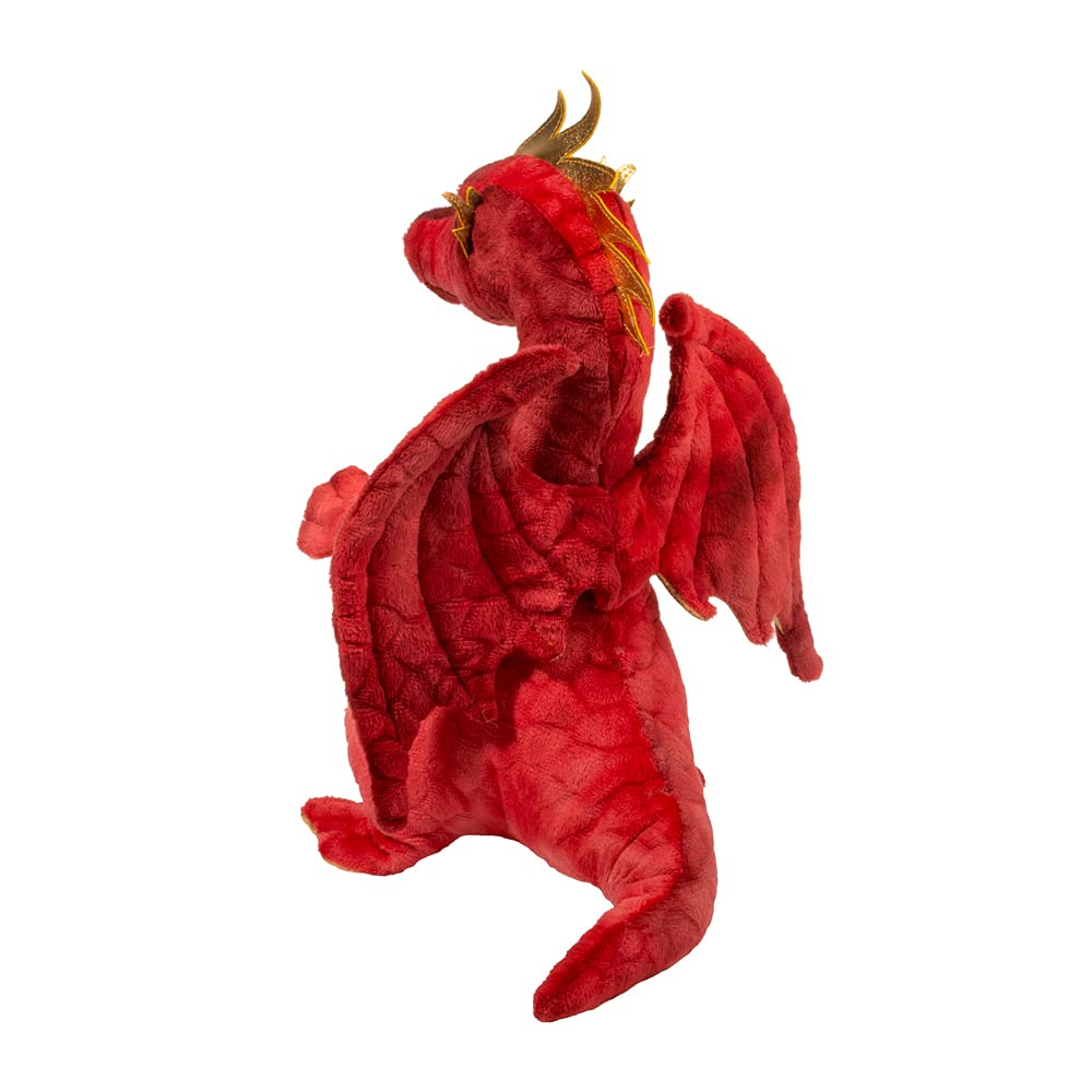 Douglas Eugene Red Dragon Plush – 10-Inch Velvety Dragon Stuffed Animal