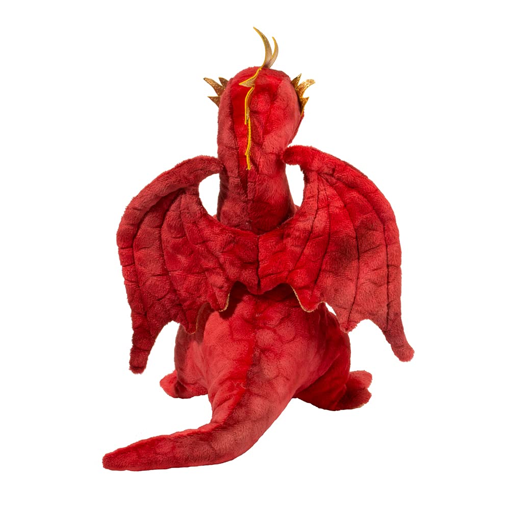 Douglas Eugene Red Dragon Plush – 10-Inch Velvety Dragon Stuffed Animal