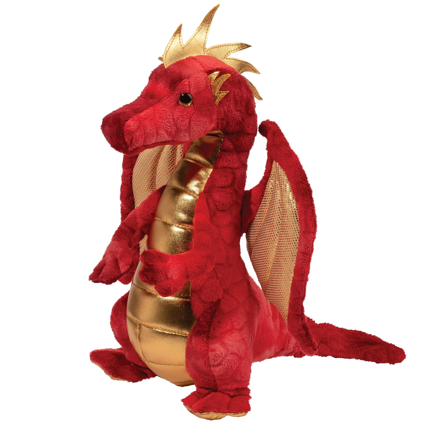 Douglas Eugene Red Dragon Plush – 10-Inch Velvety Dragon Stuffed Animal