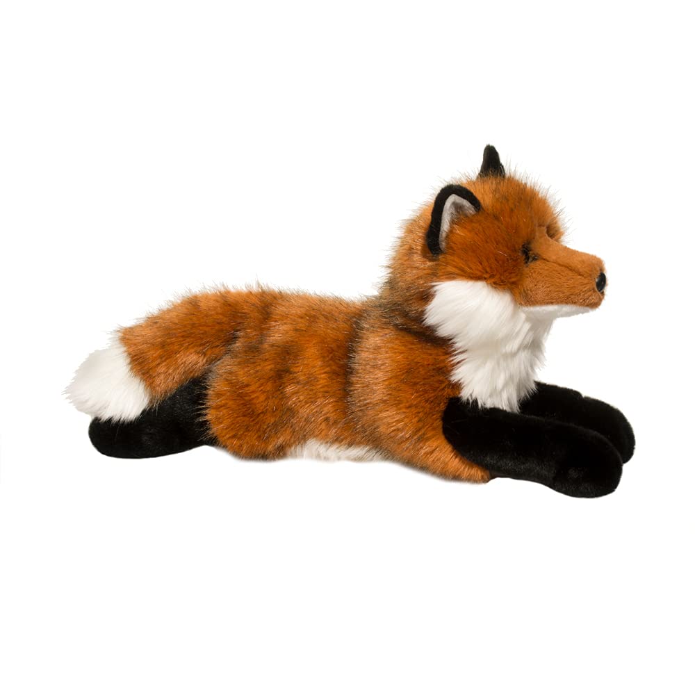 Douglas Fletcher Red Fox Plush – 19-Inch Realistic Faux Fur Stuffed Animal