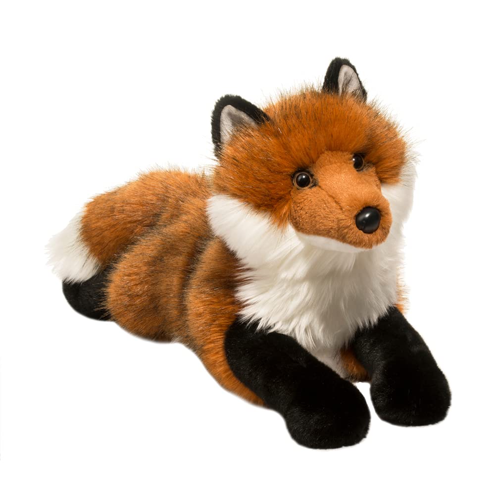 Douglas Fletcher Red Fox Plush – 19-Inch Realistic Faux Fur Stuffed Animal