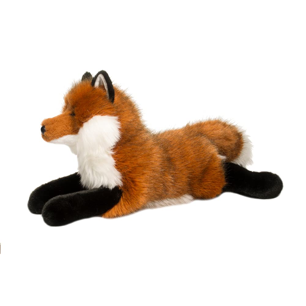 Douglas Fletcher Red Fox Plush – 19-Inch Realistic Faux Fur Stuffed Animal