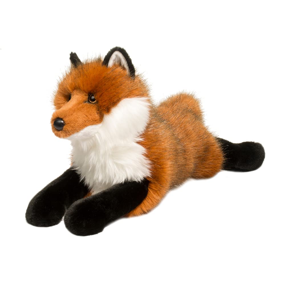 Douglas Fletcher Red Fox Plush – 19-Inch Realistic Faux Fur Stuffed Animal