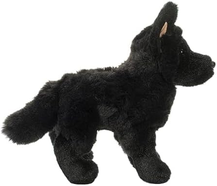 Douglas Harko Black German Shepherd Plush – 8in Soft Stuffed Animal