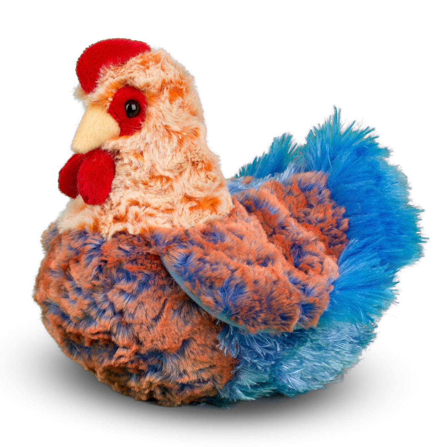 Douglas Henrietta Blue Lace Hen Plush – 8.5in Soft Farm Chick Toy