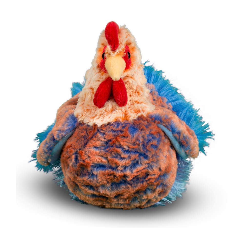 Douglas Henrietta Blue Lace Hen Plush – 8.5in Soft Farm Chick Toy