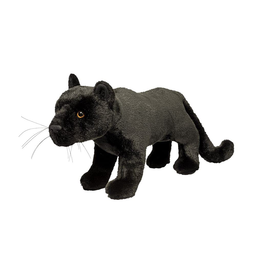 Douglas Jagger Black Panther Plush — 22-Inch Tail-Equipped Cuddle Toy by Douglas Cuddle Toys