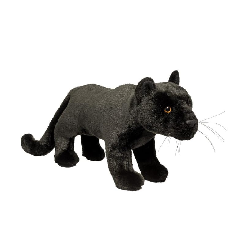 Douglas Jagger Black Panther Plush — 22-Inch Tail-Equipped Cuddle Toy by Douglas Cuddle Toys
