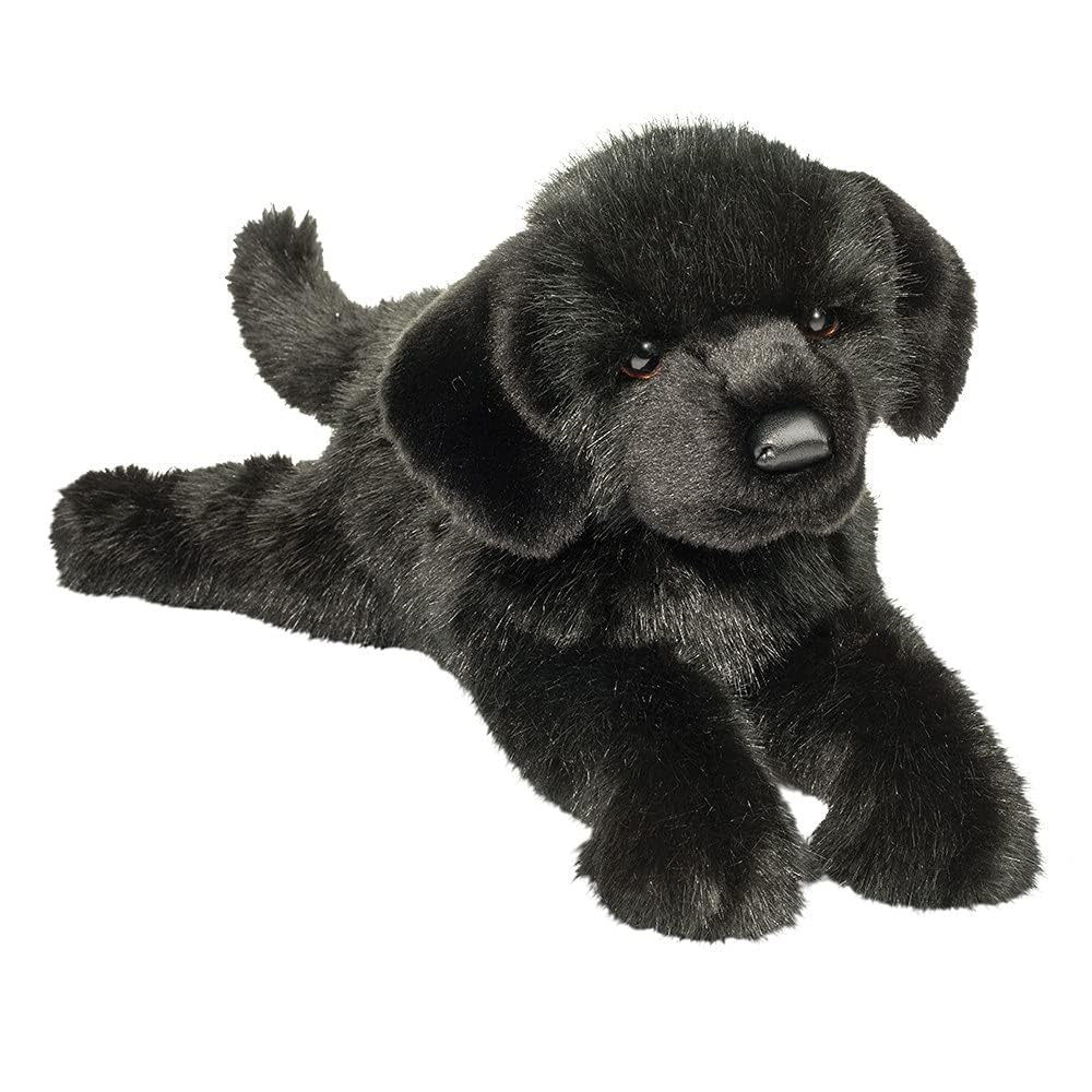Douglas Jake Black Lab Plush — 21-Inch Cuddle Dog Stuffed Animal