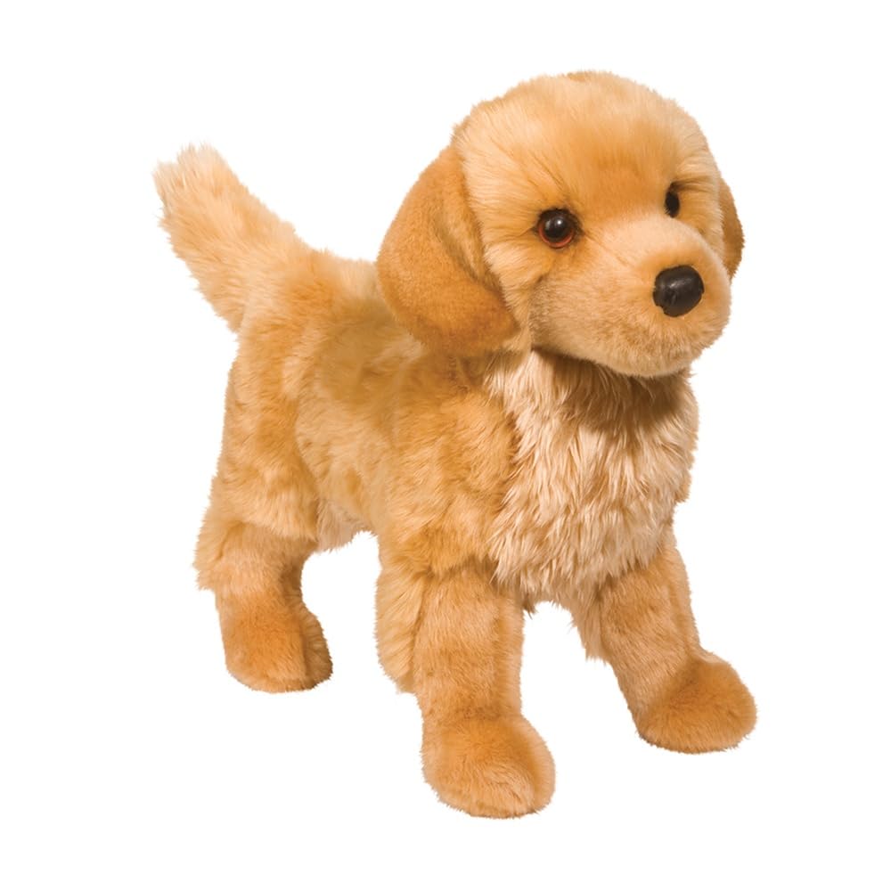 Douglas King Golden Retriever Plush – 16-Inch Realistic Dog Stuffed Animal