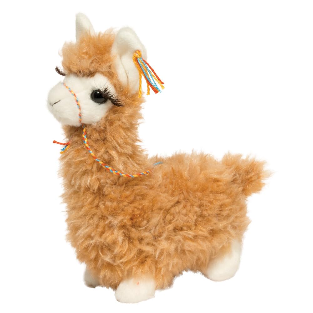 Douglas Lil’ Wolly Llama Plush – 6-Inch Soft & Cuddly Llama Toy