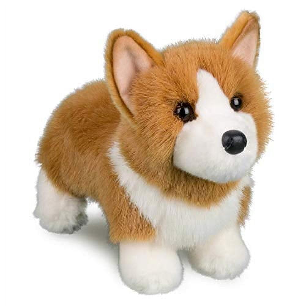 Douglas Louie Corgi Plush Stuffed Animal – 10-Inch Realistic Corgi Toy