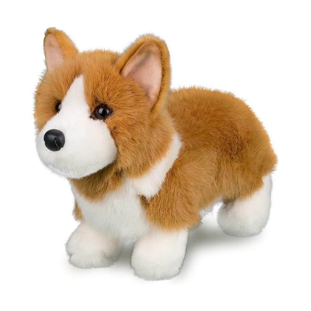 Douglas Louie Corgi Plush Stuffed Animal – 10-Inch Realistic Corgi Toy