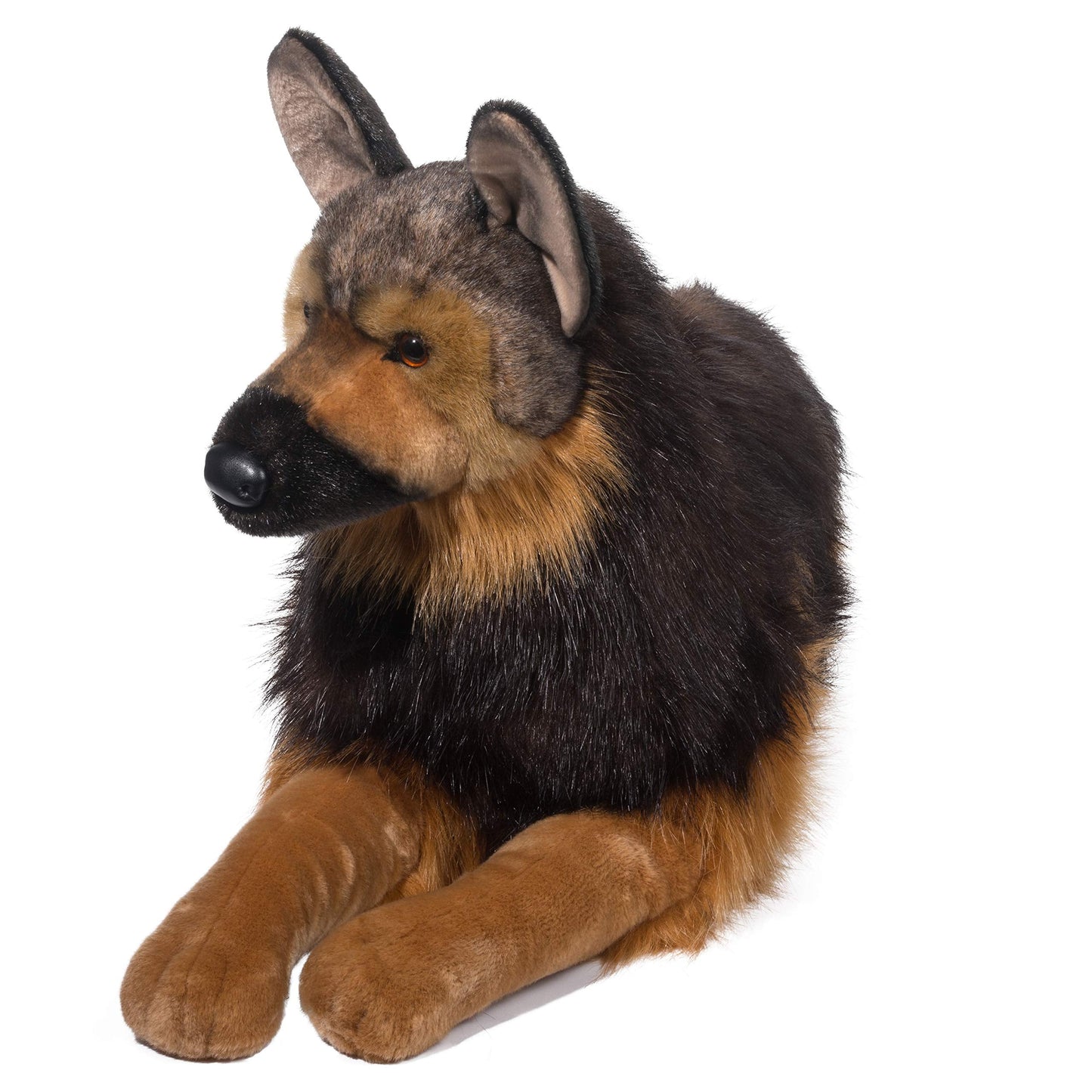 Douglas Major German Shepherd Plush — 32-Inch Realistic Giant Shepherd Toy