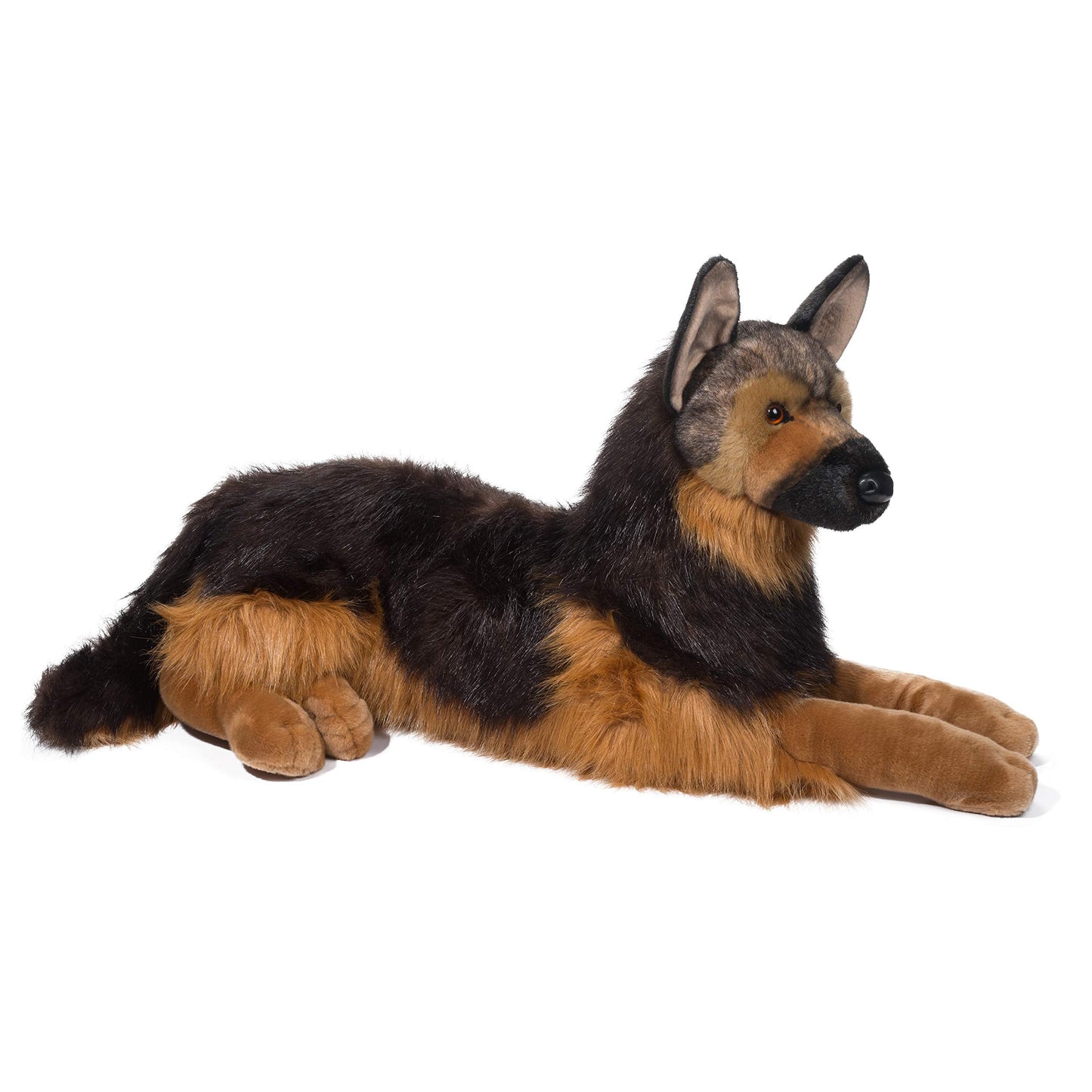 Douglas Major German Shepherd Plush — 32-Inch Realistic Giant Shepherd Toy