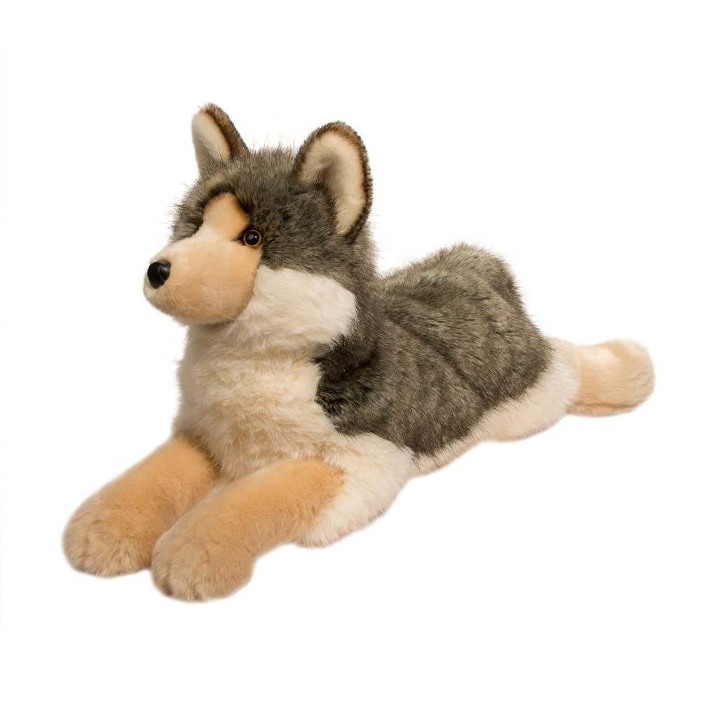 Douglas Niko Wolf Large Plush Toy – 21-Inch Cuddly Wolf