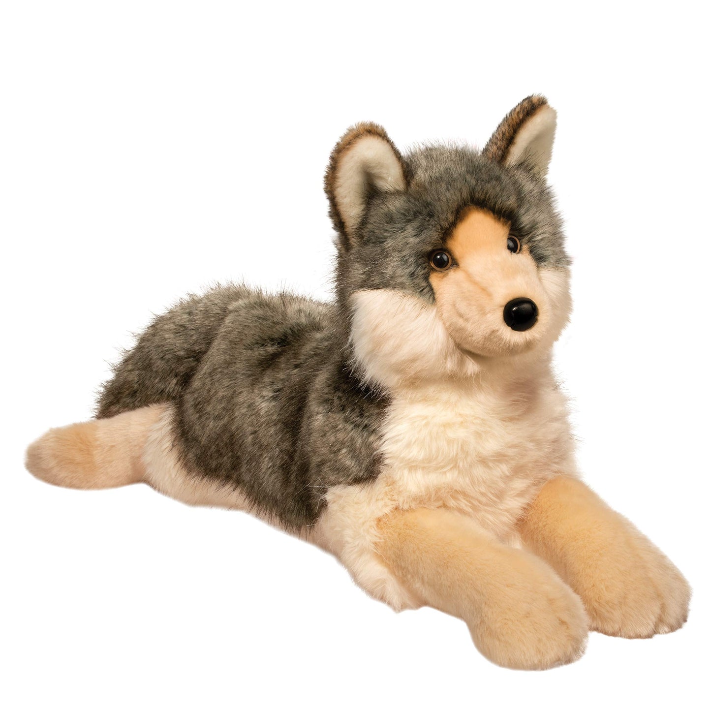 Douglas Niko Wolf Large Plush Toy – 21-Inch Cuddly Wolf