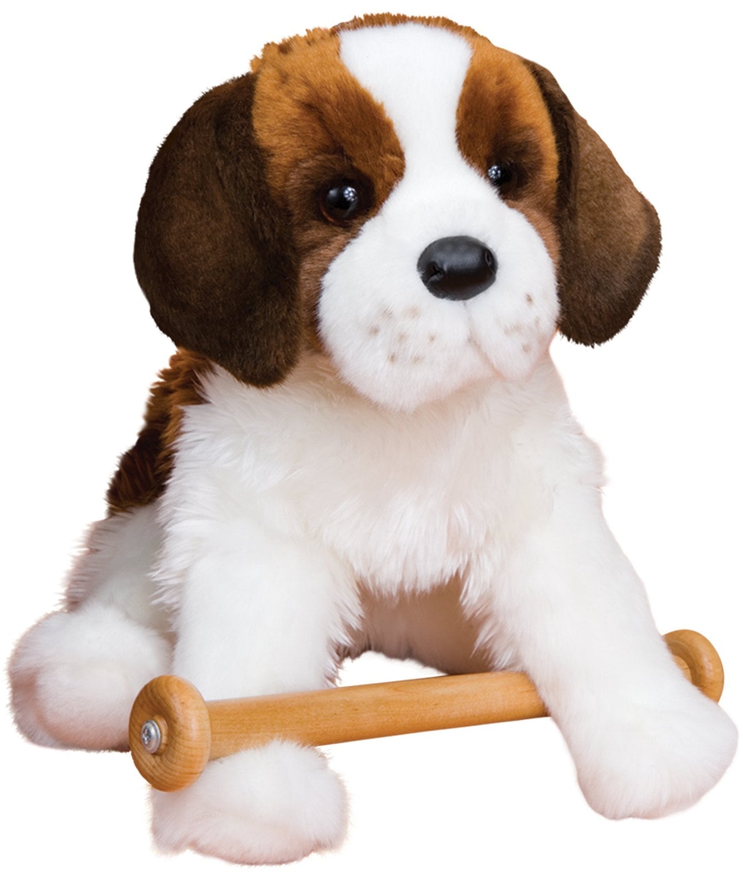 Douglas Oma St. Bernard Plush — Realistic Saint Bernard Toy, 11-Inch