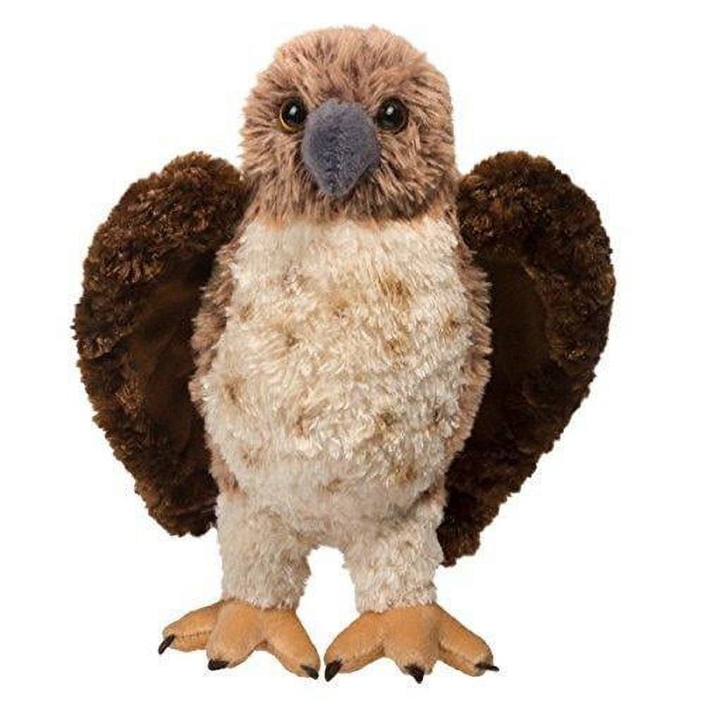 Douglas Orion Red-Tailed Hawk Plush - Realistic 9-Inch Hawk Stuffed Animal