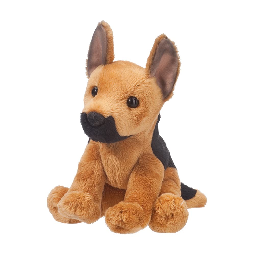 Douglas Prince German Shepherd Plush Stuffed Animal – 5-Inch Seated Dog Toy