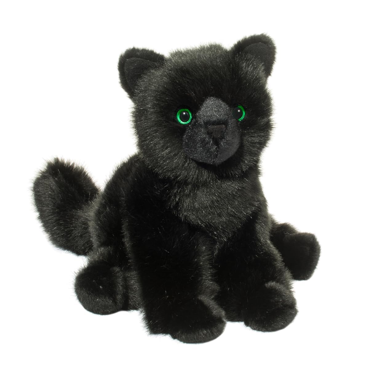 Douglas Salem Black Cat Plush – 8-Inch Poseable Kitty