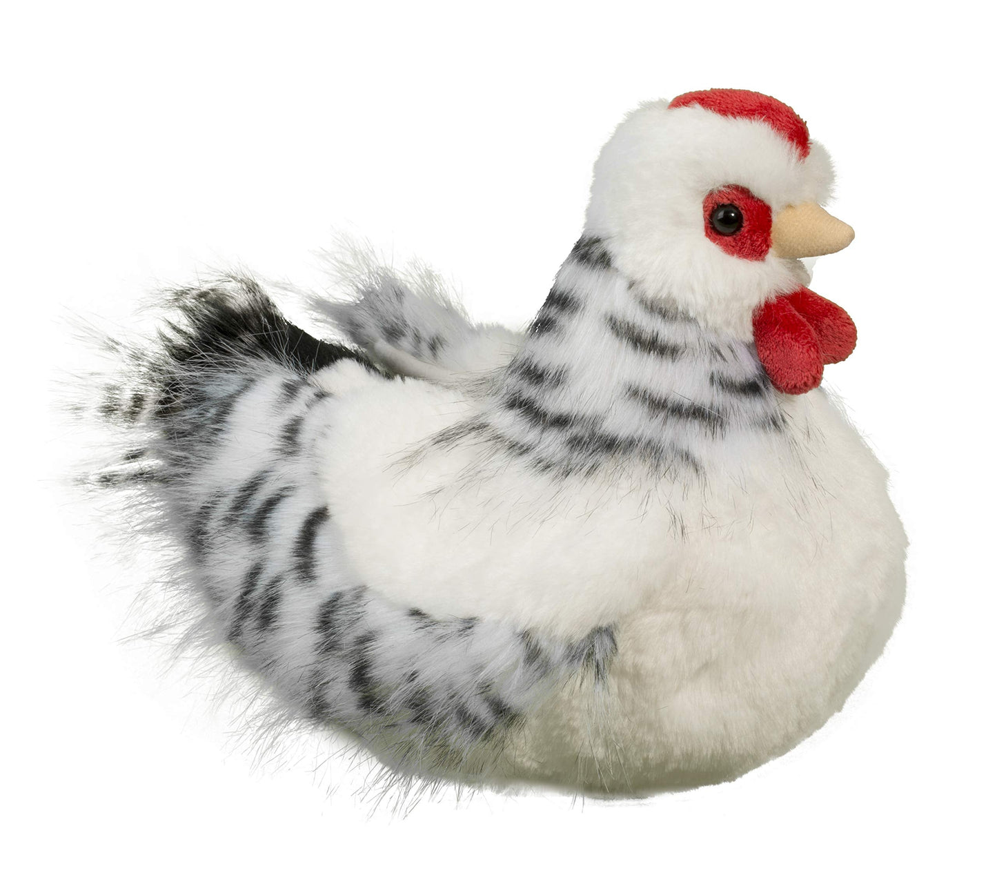 Douglas Salty Black & White Hen Plush – 9 inch Cuddle Toy