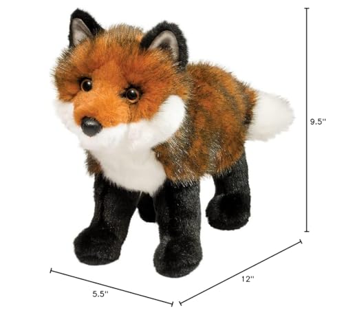 Douglas Scarlett Red Fox Plush Stuffed Animal – 12-Inch DLux Collection